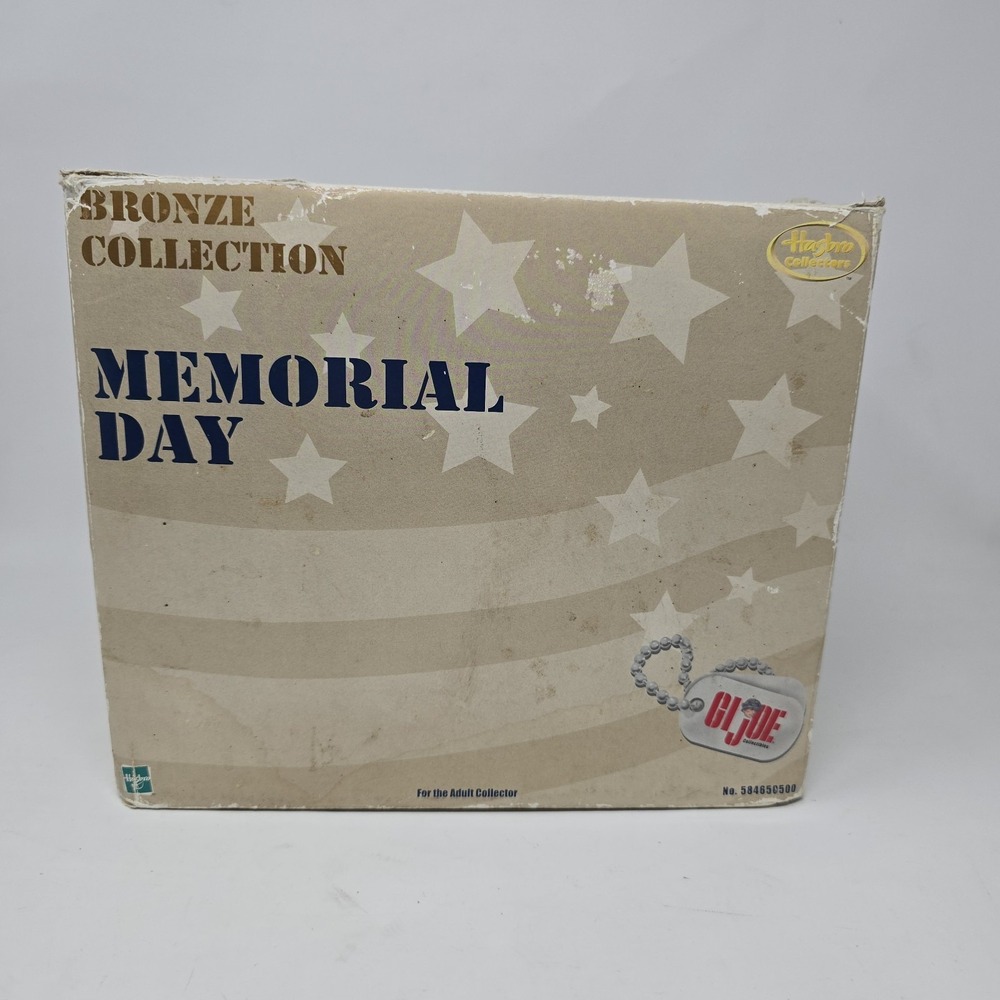 Hasbro GI Joe Statue Bronzed Memorial Day Military Limited Edition Numbered